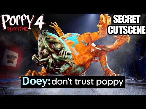 SECRET DIALOGUE OF DOEY THE DOUGHMAN!! - Poppy Playtime [Chapter 4]