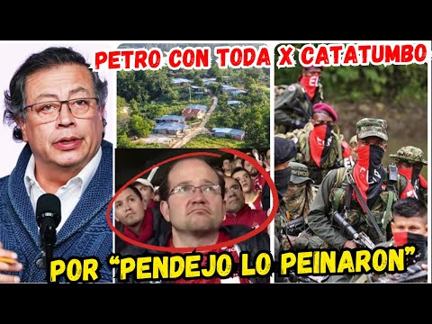 Así RESPONDE PETRO por el Catatumbo, también HUBO PEINADA por ridiculez -Mr. Carvajalino