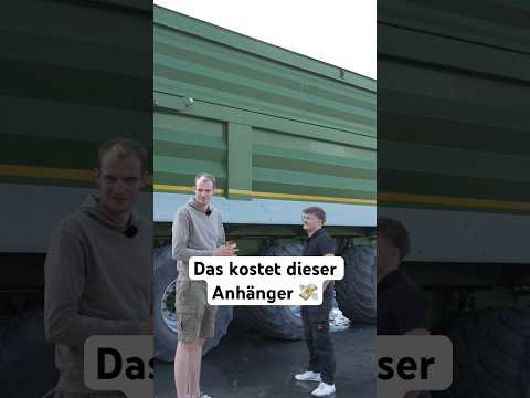Preise raten: Anhänger mit 3 Achsen 💰 #hunderthektarheimat #landwirtschaft #shorts #funk