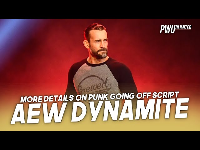 New Details On CM Punk Going Off Script On Dynamite, Speculation Of Him Not Showing Up & More