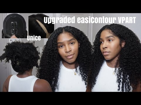 FIRST LOOK! 😱11.11 SUPER SALE New Upgrade V-PART Wig!! Drawstring & EasiContour ft. UNice Hair