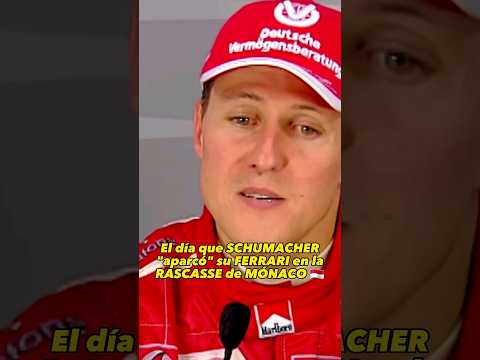 El día que SCHUMACHER "aparcó" su FERRARI en la RASCASSE de Mónaco ❌️🇲🇨 #formula1 #f1shorts