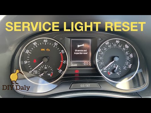 Skoda Fabia Service light reset