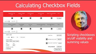 Calculating checkbox values and setting actions to enable/disable checkboxes