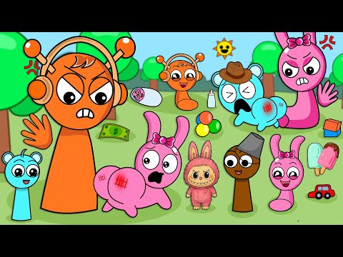 Sprunki Oren Dad Is Angry | Parts 15~27 | Best Funny Compilation | Sprunki Funny Animation