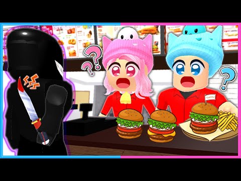 深夜のハンバーガーショップでアルバイトした結果😨🍔【 ロブロックス / Roblox  】