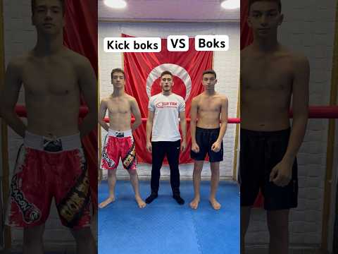 Kick boks VS Boks ring değil savaş alanı #shorts