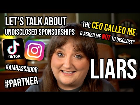 YOU ARE BEING DECEIVED.. UNDISCLOSED SPONSORSHIPS & LIARS ONLINE