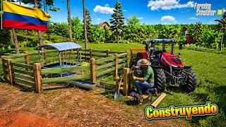 ¡NO HAY VUELTA ATRÁS! Construimos el Recinto para las Primeras Vacas 🐄 | Farming Simulator 25