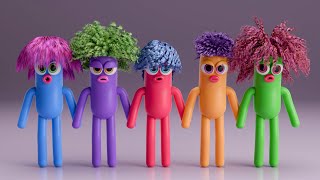 Sausage Colors Dance Party 🎉 - Fun Kids Songs with Mini Sausage