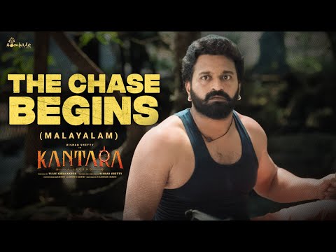 Kantara - The Chase Begins Scene | Malayalam | Rishab Shetty | Sapthami Gowda | Hombale Films