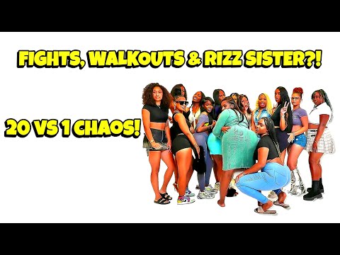 20 vs 1 Gone WRONG: Fights, Walkouts & Rizzing His OWN SISTER?! 😳