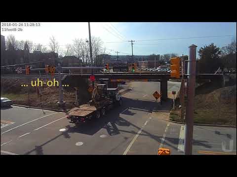 Some drivers get it, some don't, at the 11foot8 bridge