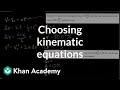 Understanding Constant Acceleration Problems