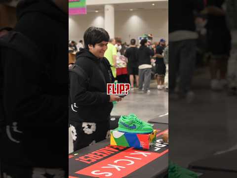 Coin Flip Gone Wrong For Nike SB Dunks At Sneaker Con Fort Lauderdale! #comedy #viral #fy #funny