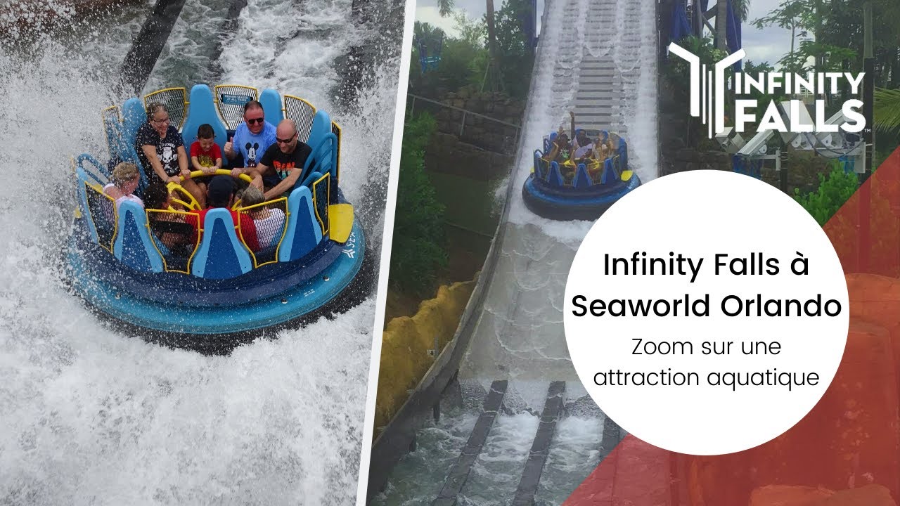 Infinity Falls - Seaworld Orlando - Parcours de bouée avec montée par ascenseur vertical