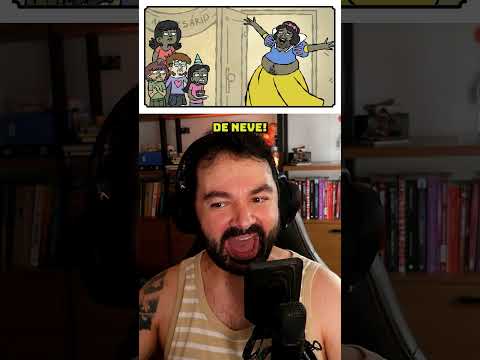 Dublando Branca de neve #humor #animação #dublagem