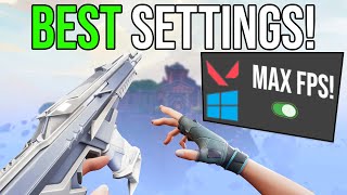 Best Valorant Settings For More FPS in 2025!