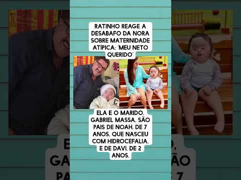 RATINHO REAGE ADESABAFO DA NORASOBRE MATERNIDADE ATİPICA: MEU NETO QUERIDO #shorts