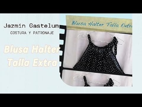 "¡Cose tu primera Blusa Halter! Tutorial de costura fácil para principiantes"