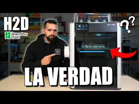 💥 ¿La IMPRESORA 3D más ESPERADA… o la más POLÉMICA? 💥 BambuLab H2D – REVIEW SIN FILTROS