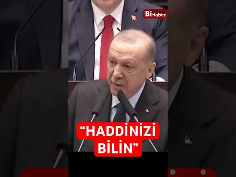 Cumhurbaşkanı Erdoğan'dan Tüsiad'a "Haddinizi Bilin" #shorts