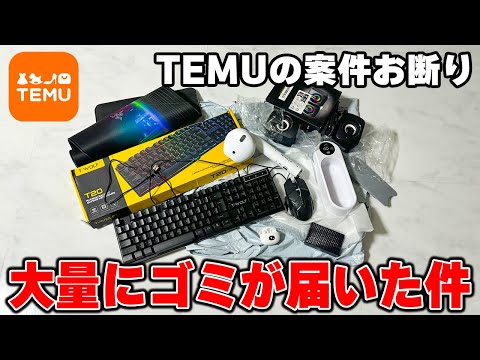 「TEMUの良いところだけ言ってください」という案件を断って自腹で商品買ってディスる動画