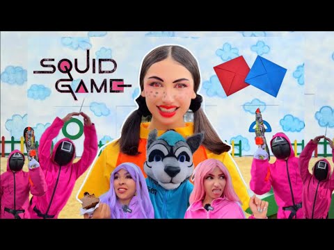 JUGAMOS, EL JUEGO DEL CALAMAR EN LA VIDA REAL-COLOR RUSH😱😍🦑🚥🩷💜🩵.