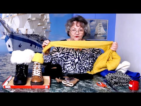 КРАСОТА НЕОПИСУЕМАЯ !  Почему Я раньше ТАК  ДЕЛАЛА? Пришила СТАРЫЕ НОСКИ к СВИТЕРУ!