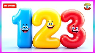 Shapes Name | 123 go | Shapes for Kids | Counting | Count to 10 Video for Preschool & Kindergarten