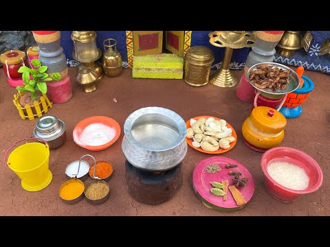 Miniature Kaju Biryani Recipe l Hyderabadi Kaju Biryani l Mini Cooking l Restaurant Style Biryani l