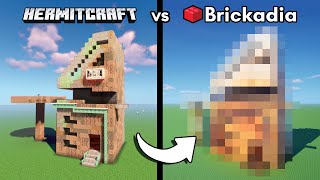 Rebuilding My Minecraft Base… in Brickadia?! #ad 🔨
