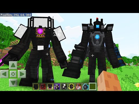 MINECRAFT PE:-FORBIDDEN SKIBIDI TOILET ADD ON V8.3 IN MINECRAFT (POCKET EDITION)-ADDON