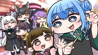 【手描き】見知らぬ子にも優しく呪文を教える星街すいせい【こまいぬ/切り抜き/Hololive】