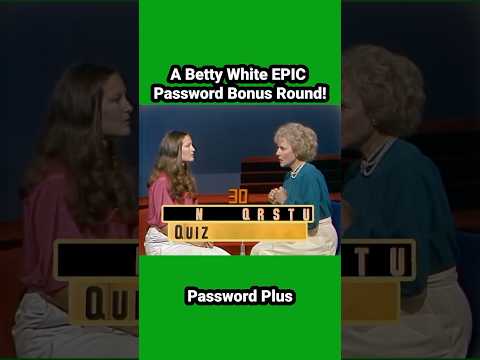 A #bettywhite #epic #password #bonus Round! #gameshow #amazing #brilliant #icon #perfection #legend
