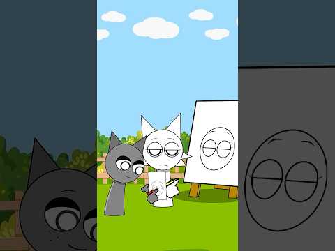 Sprunki Desenhe nas Costas Desafio Gray & Wenda Animação #sprunki #shorts #animation