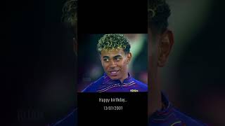 Happy birthday future goat❤️🐐 #football #messi #fifaworldcup2026 #ronaldo #edit #lamineyamal #yamal