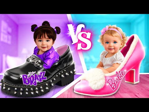 Barbie vs Bratz! We Bouwen Een Geheime Kamer! Poppenhuis In Het Echte Leven!