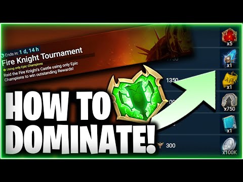How to CRUSH for Tourney Fire Knight Rewards! | RAID Shadow Legends