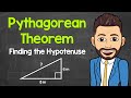Finding the Length of the Hypotenuse with the Pythagorean Theorem