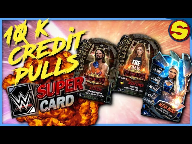 WWE SUPERCARD 10,000 CREDIT PULL TIME