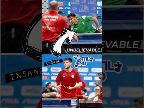 Ovtcharov in Shock Watching Gionis vs Sgouropoulos Epic Battle in Greek A1 League 🏓🔥