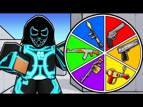 Roblox Rivals, But a WHEEL Decides My LOADOUT!