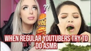 when regular youtuber try to do asmr [FAIL]