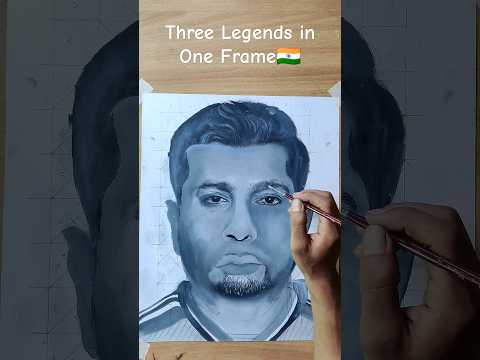 Only absolute legends were born on this day🇮🇳❤️ #art #foryou #drawing  #viratkohli #rohitsharma