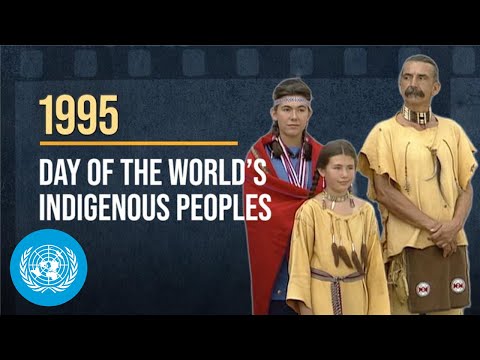 YouTube video thumbnail: The First International Day of the World’s Indigenous Peoples at UN Headquarters