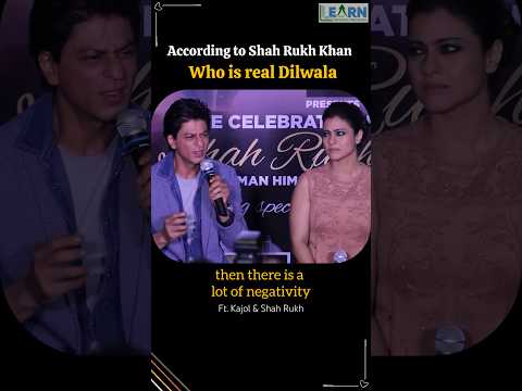 Shah Rukh Khan explaining who is real Dilwala in real world | Shah Rukh & Kajol @viralbollywood