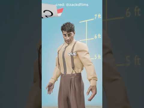 El hombre que fue a la vez enano y gigante 😮