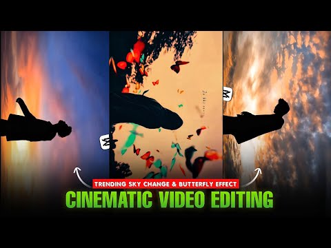 CINEMATIC SKY Instagram trending reels video editing | Cinematic reels editing | capcut tutorial