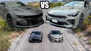 CORRI MI CAMARO SS CONTRA UN KIA STRINGER(*V8 VS V6 TWIN TURBO*)//Dani Universe//